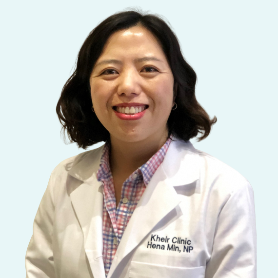 Headshot of Hena Min, Nurse Practitioner, Kheir Clinic Primary Care