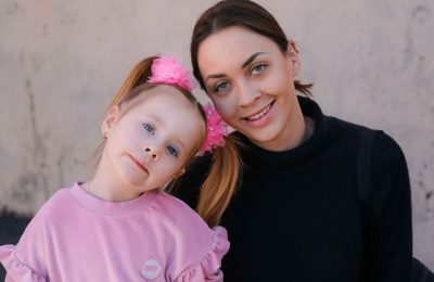 Daughter and mother