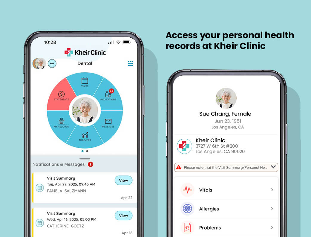 Healow app screenshots